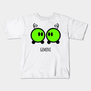 Horoscope - Cute zodiac – Gemini (white) Kids T-Shirt